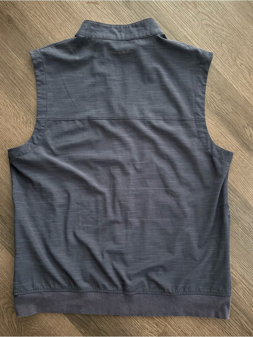 Travis Mathew Navy Blue Zip-Up Vest Golf Sz Large - Picture 4 of 5